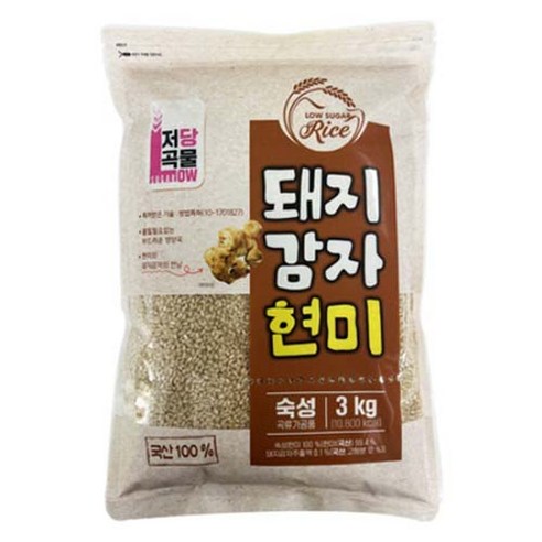 광복 저당곡물 돼지감자 현미, 3kg, 1개