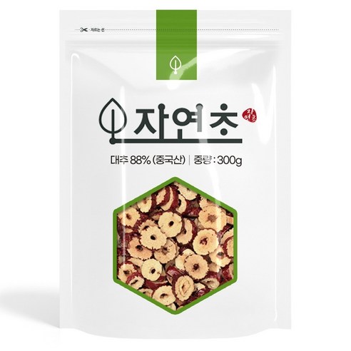 간식용 말린 대추 슬라이스 칩, 1개, 300g