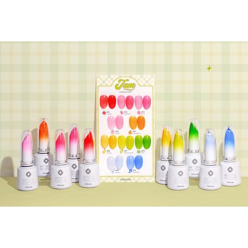 손끝에 물드는 달콤한 색감, 미스밀로 잼 논와이프 시럽젤