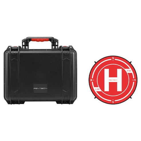 피지테크 DJI 매빅3 드론 하드케이스 + 랜딩 패드 110cm 세트, 1세트, P-26A-006(케이스), P-GM-165(랜딩 패드)