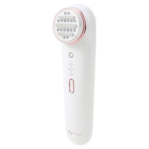 밀레스 더뉴 EMS 갈바닉 RF 고주파 얼굴 마사지기, 펄화이트, UK101B