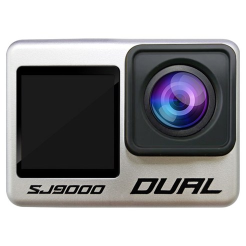 에이스원 4K 터치스크린 C타입 블랙박스 액션캠 SJ9000 DUAL, 실버