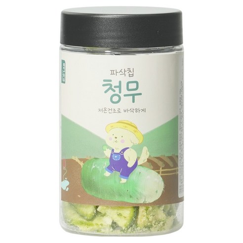 댕댕이연구소 강아지 디디랩 파삭칩 저온건조 과일 채소 간식, 1개, 50g, 청무