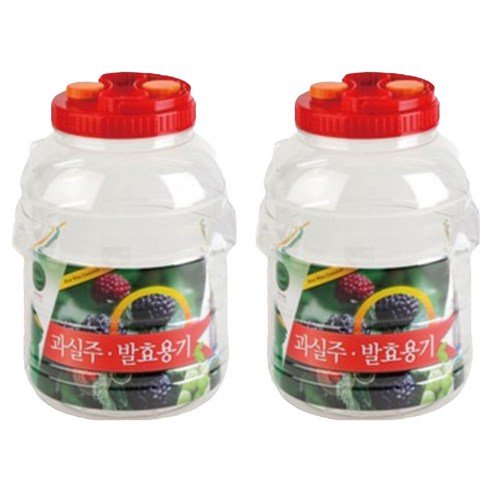 투명 매실병 DA 15원형, 15L, 2개