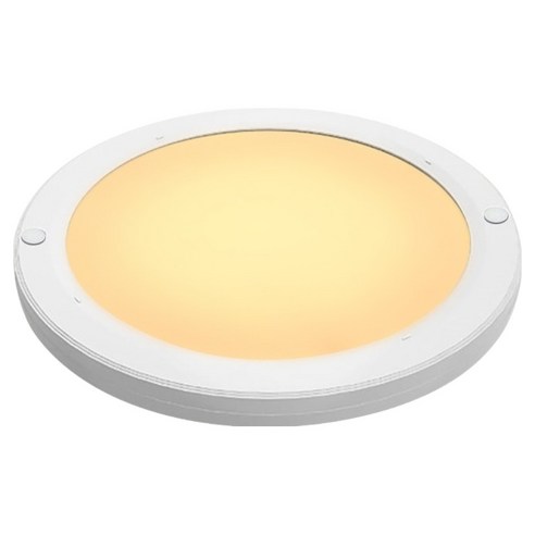 장수램프 멜리빙 LED 엣지원형 현관 복도 조명 플리커프리 직부등 20W 220mm, 전구색, 1개