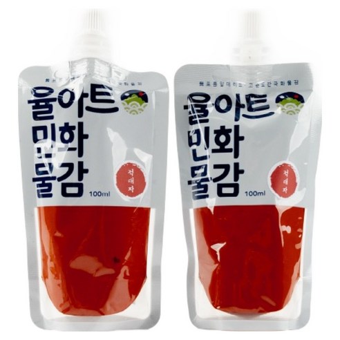 율아트 분채 민화 물감 적대자 2p, 100ml, 1색