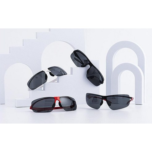 깃털처럼 가벼운 편광 스포츠 고글로 눈부심 없이 선명하게!