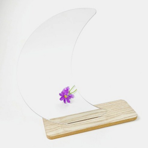 파이네스트원 아트 폼 인테리어 거울 24 x 15.5 cm, 크레센트 문 3mm