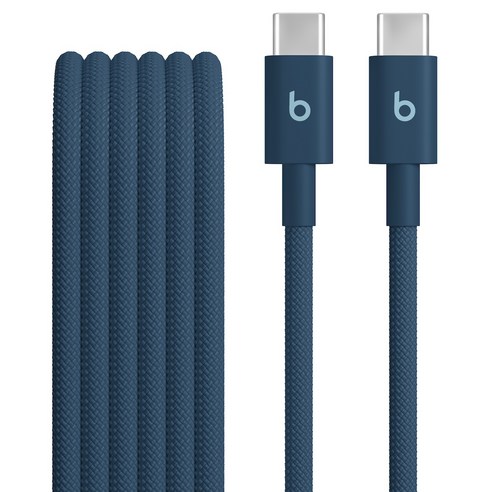 Apple C타입 to C타입 Beats 우븐 케이블, 1.5m, 니트로 네이비, 1개