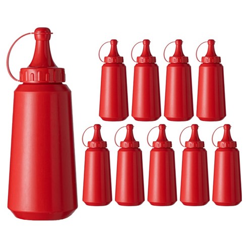 일상속반짝 빨간 끈캡 케찹 초장통, 10개, 250ml