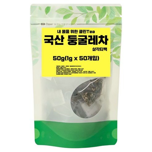 비니플랑센 내 몸을 위한 클린티 둥굴레 차 삼각티백, 1g, 1개, 50개입
