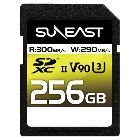 선이스트 얼티메이트 프로 SD V90 UHS-2 300MB/s 2000 배속 메모리카드, 256GB, 1개