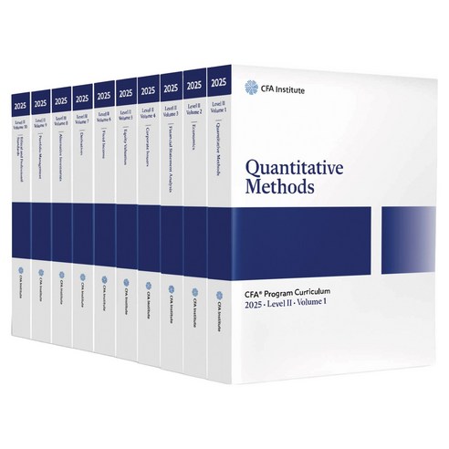 2025 CFA Program Curriculum Level II Box Set 전 10권, 와일리