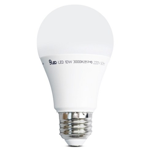 건식 ECO LED 벌브 10W 전구 램프 10W, 전구색, 1개
