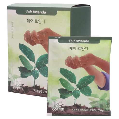 일킬로커피 페어 르완다 드립백 커피, 10g, 1개, 5개입