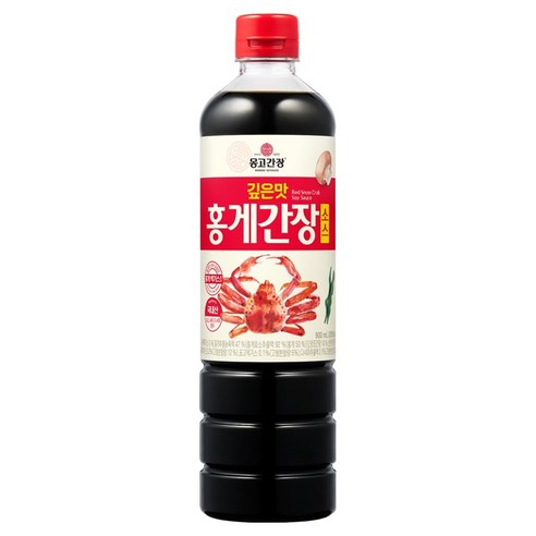 몽고간장 깊은맛 홍게간장 소스, 1개, 900ml