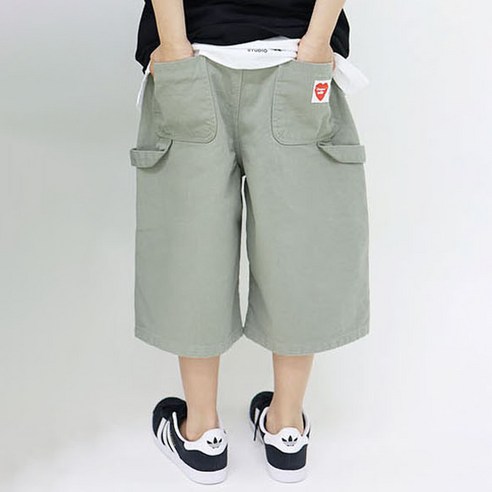 소년마켓 아동용 버뮤다 8부 면 반바지