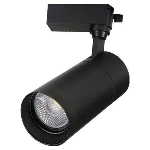 비츠온 레일 LED 일체형 등기구 블랙 30W, 전구색, 1개