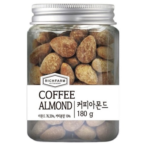 리치팜너트 커피아몬드, 180g, 1개