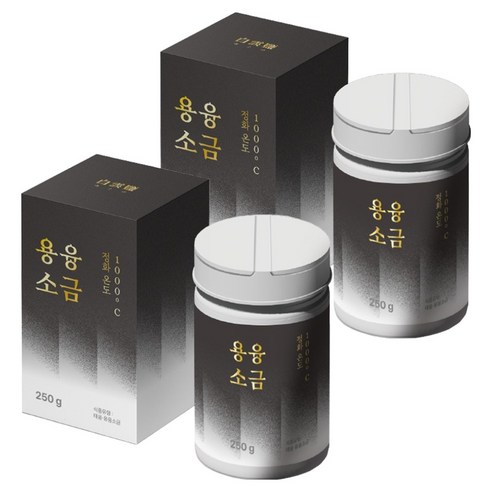 백운염 프리미엄 용융소금, 2개, 250g