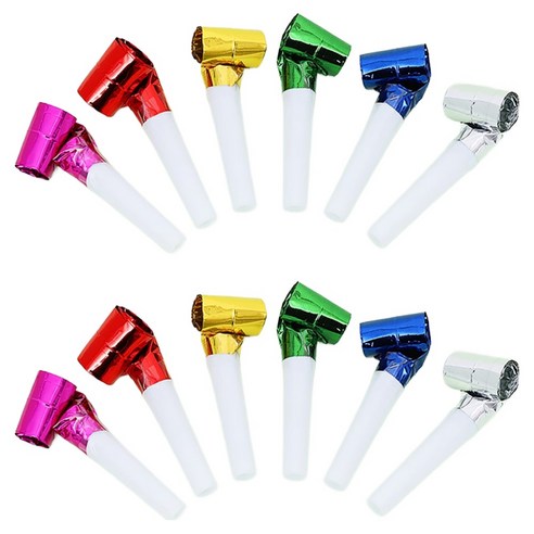 조이파티 블로우아웃 코끼리나팔 6종 세트, 레인보우, 2세트