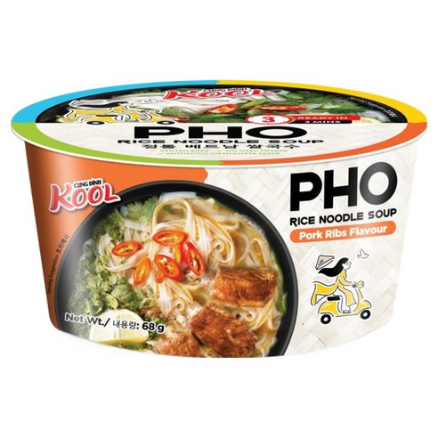쿵딘포 폭립 쌀국수, 68g, 1개