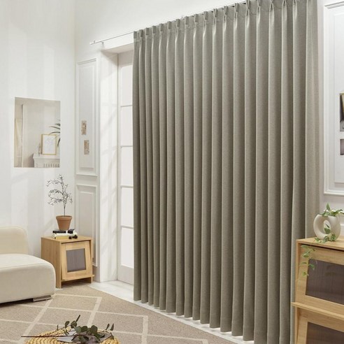 꿀잠 보장! 인테리어 효과까지 톡톡! 아라크네 에반 나비주름 암막커튼