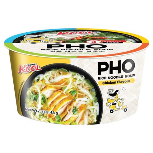 쿵딘포 닭고기향 쌀국수, 68g, 1개