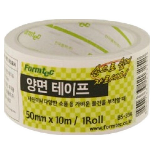 폼텍 양면 테이프 50mm x 10m BS-334, 1개