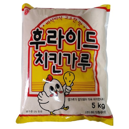 햇살나래 해가원 쌀가루 함유 후라이드 치킨가루, 5kg, 1개
