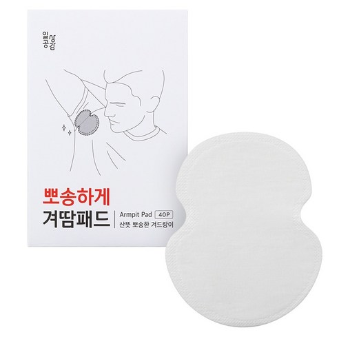 일상공감 뽀송하게 겨땀패드, 40개