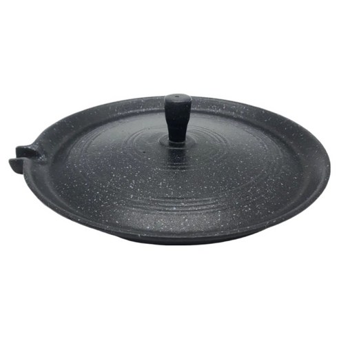 생활백과 주물이 주물 솥뚜껑 구이판, 35cm, 1개