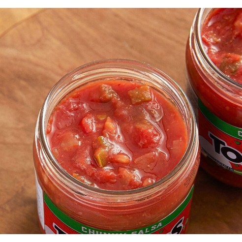 토스티토스 살사 소스로 영화관 나쵸를 집에서 즐기세요!