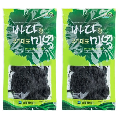 완도건강해 완도산 건미역, 100g, 2개