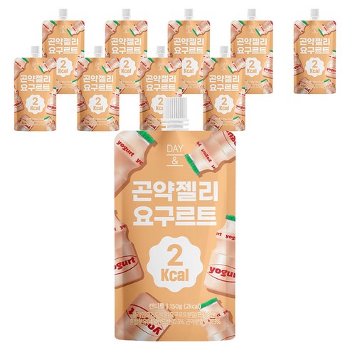 데이앤 2칼로리 곤약젤리 요구르트, 150g, 10개