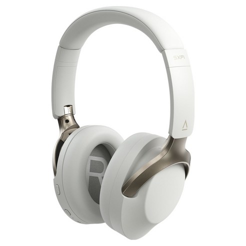 크리에이티브 ZEN HYBRID SXFi 무선 블루투스 5.3 헤드폰 EF1200 라이트 그레이 액티브노이즈캔슬링(ANC) 70시간 멀티단자