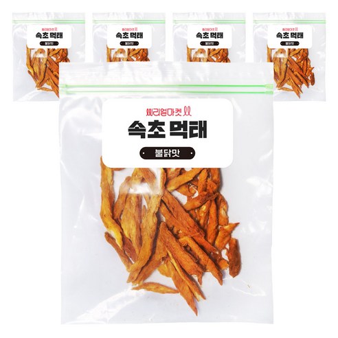 씨리얼마켓 속초 먹태 불닭맛, 25g, 5개