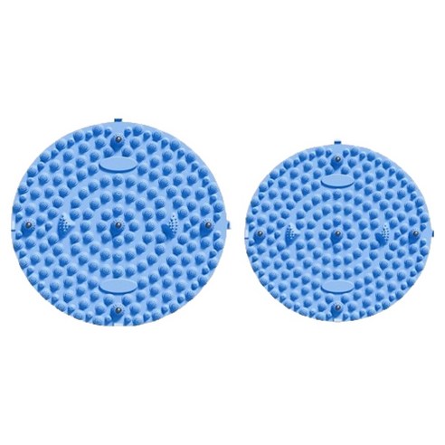 솔솔담다 시원한 발바닥 지압매트 55cm + 35cm 세트, 블루, 1세트
