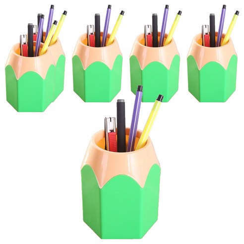 세컨드베스트 펜네스트 펜홀더 8.5 x 6.5 x 10.5 cm, 그린, 6개