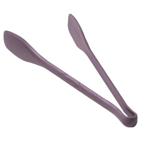 키친팩토리 실리콘 샐러드집게, 버건디, 1개