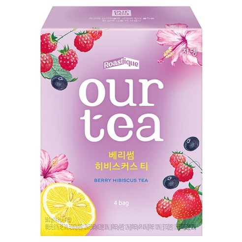 아워티 쟈뎅 아워티 베리썸 히비스커스티, 14.8g, 4개입, 1개
