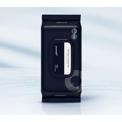 민감한 아기 피부를 위한 순하고 촉촉한 퓨어닷 로션 물티슈