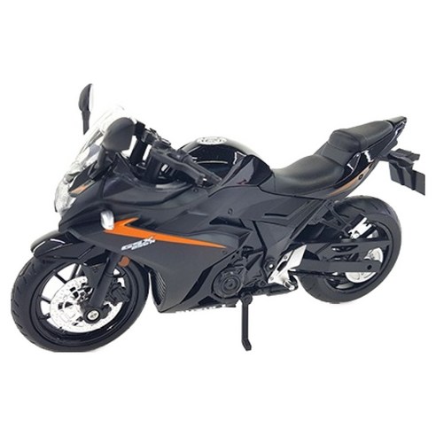 MX MODEL 1:12 스즈키 GSX250R 오토바이 모형 MXT116, 블랙(MXT116312BK), 1개