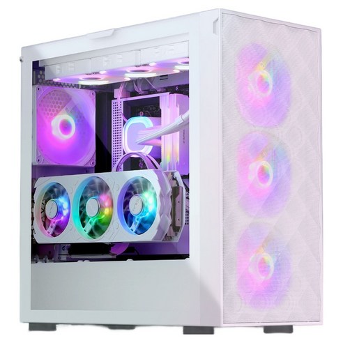주연테크 2025 리오나인 익스트림 라이젠5 라이젠 7000 시리즈 지포스 RTX 5070 Ti WHITE, 라이젠5-7500F, 16GB, 512GB, WIN11 Home