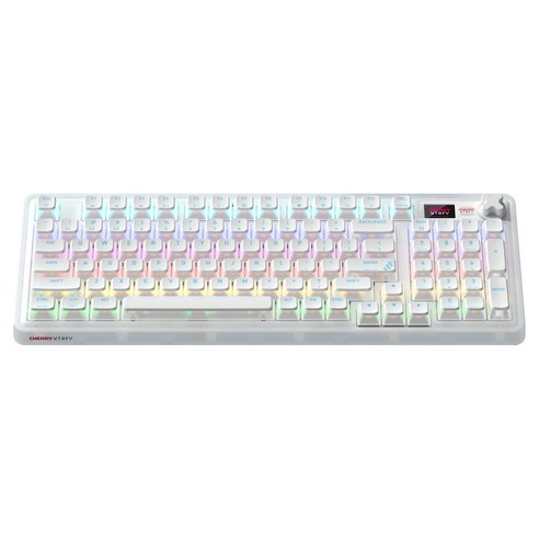 CHERRY XTRFY PIXIU 98 MX2A 무선 3모드 게이밍 키보드, 화이트, G80-24100HHAKR-0, 저소음 적축