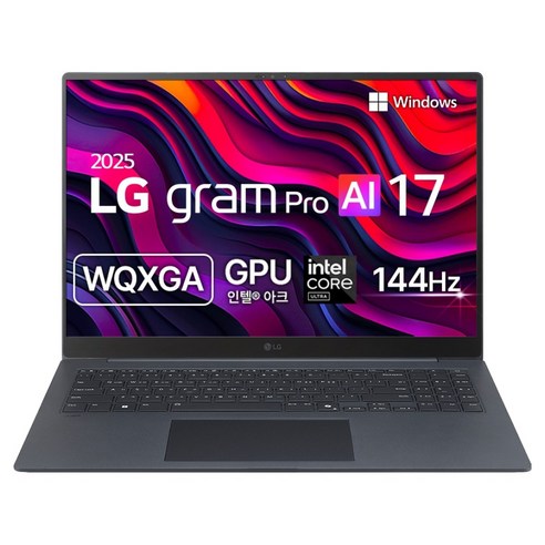 LG전자 2025 그램 프로 AI 17 코어Ultra5, 타이탄 블루, 256GB, 256GB, WIN11 Home, 17Z90TP-GA5MK