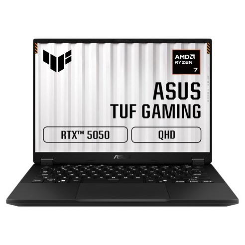 에이수스 2025 TUF 게이밍 A14 라이젠7 지포스 RTX 5050, 예거 그레이, 512GB, 16GB, Free DOS, FA401UH-RG005