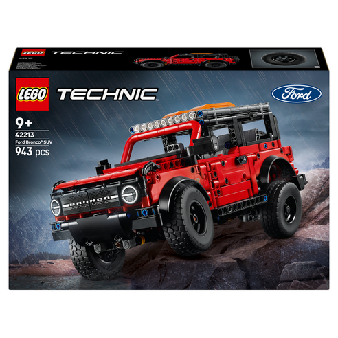 레고 테크닉 42213 포드 브롱코 SUV, 혼합색상, 1개