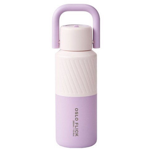 오슬로 플릭 텀블러, 퍼플 + 핑크, 380ml, 1개