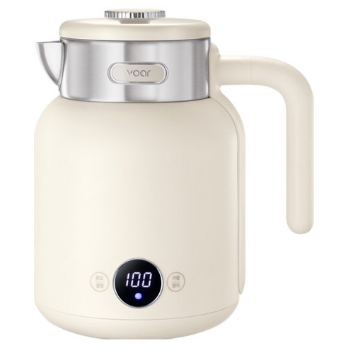 보아르 다이닝온 전기포트 1.5L 온도조절 보온 커피 분유 올스텐 티 포트, VHEP-005IV